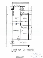 Blk 23 MARSILING DRIVE (Woodlands), HDB 3 Rooms #563678161